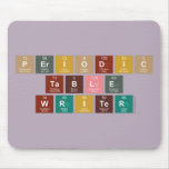 Periodic
 Table
 Writer  Mousepads