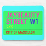 JayBeauty Street  Mousepads