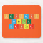 Periodic
 Table
 Writer  Mousepads