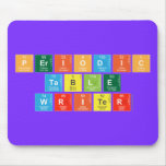 Periodic
 Table
 Writer  Mousepads