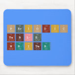 Periodic
 Table
 Writer  Mousepads