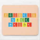 Periodic
 Table
 Writer  Mousepads