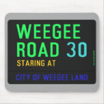 Weegee Road  Mousepads