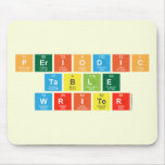 Periodic
 Table
 Writer  Mousepads
