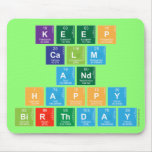 KEEP
 CALM
 AND
 HAPPY
 BIRTHDAY  Mousepads