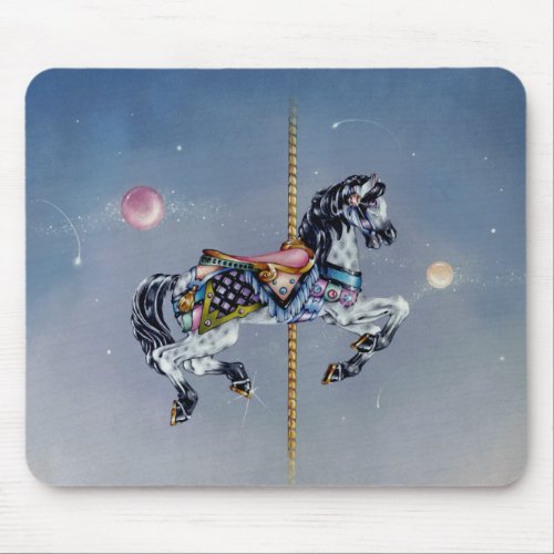 Mousepads _ Grey Mare Carousel Horse