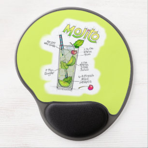 MOUSEPADS - MOJITO RECIPE COCKTAIL ART