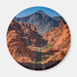 Mouses Tank Road - Valley Of Fire - Nevada Magnet