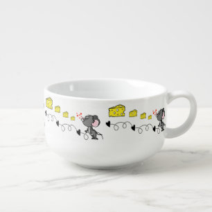 Mousey Cheesy Kisses Soup Mug