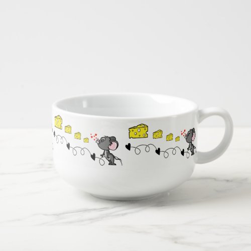 Mousey Cheesy Kisses Soup Mug