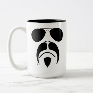 Moustache Aviator Style Sunglasses Mug