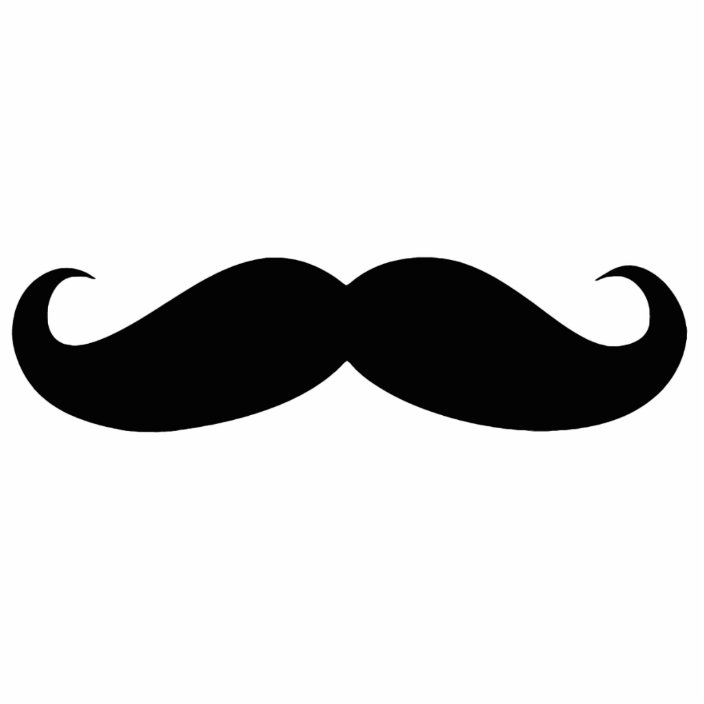 Moustache cutout disguise, funny mustache | Zazzle