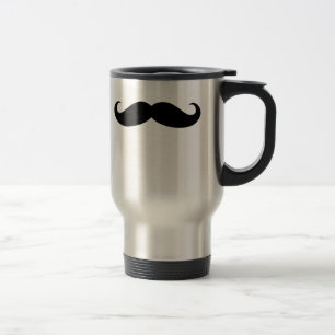 Moustache disguise funny mustache facial hair travel mug