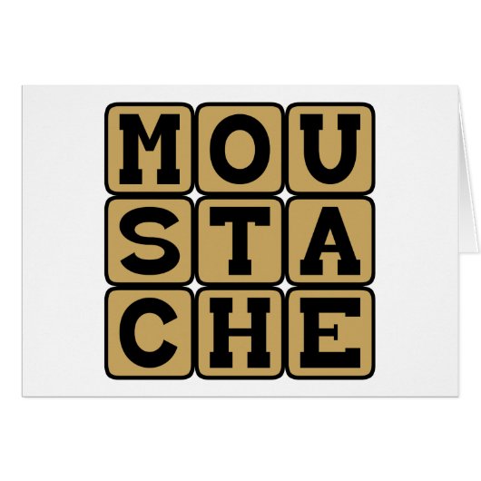 Moustache, Facial Hair (Front Horizontal)