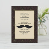 Moustache Father's Day Invitation (Standing Front)