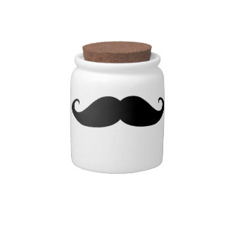 Moustache jar