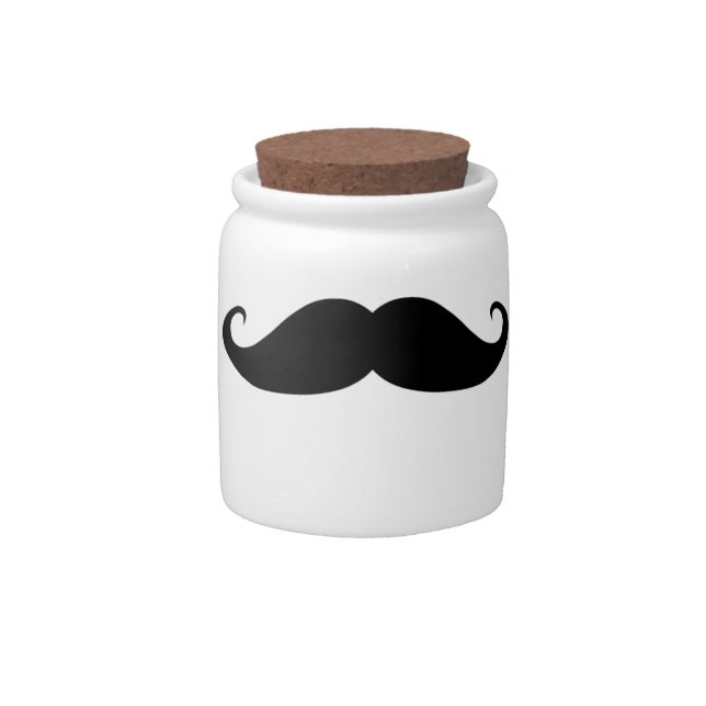 Moustache jar (Front)