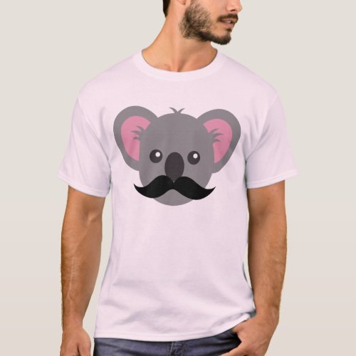 Moustache Koala T_Shirt