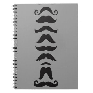 Moustache Line Up Notebook