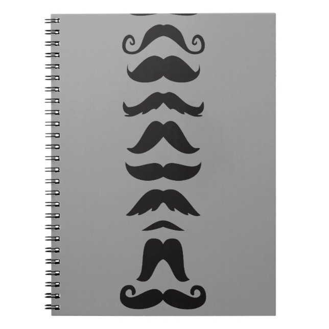 Moustache Line Up Notebook (Front)