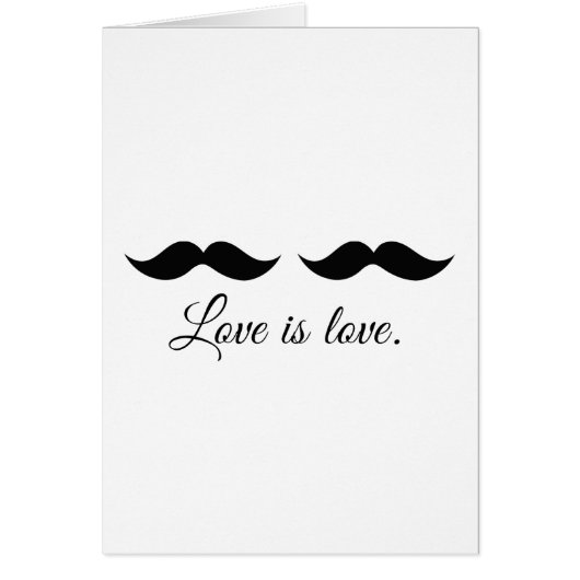 MOUSTACHE LOVE -.png Cards (Front)