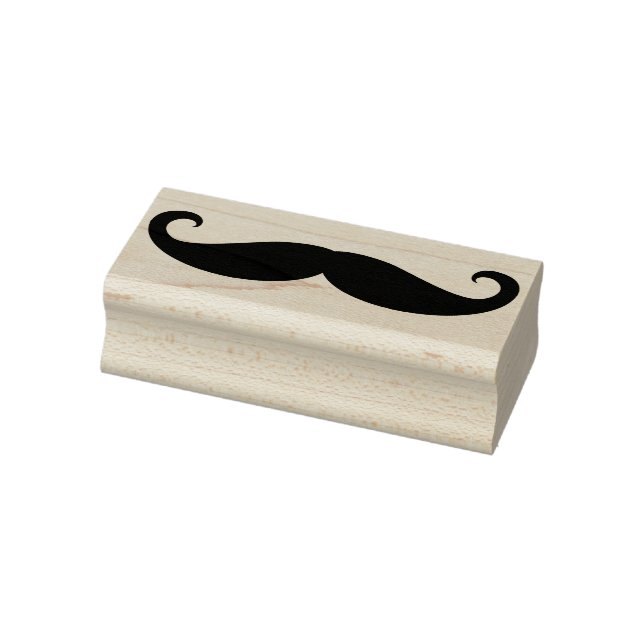 Moustache / Mustache / Schnurrbart + your ideas Rubber Stamp (Stamp)