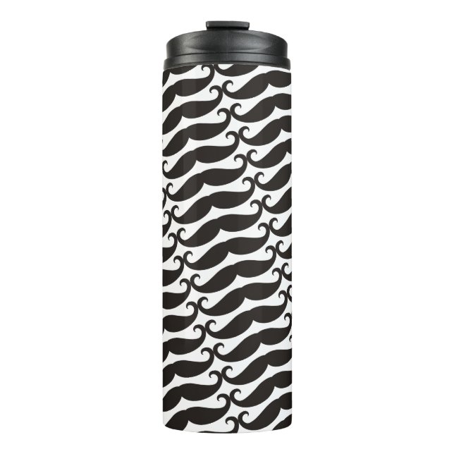 Moustache / Mustache / Schnurrbart + your ideas Thermal Tumbler (Front)