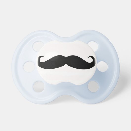 Moustache Pacifier for Baby Boy (Front)