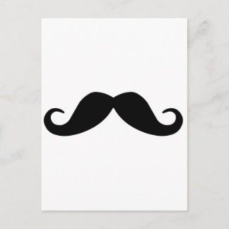 Moustache Postcard
