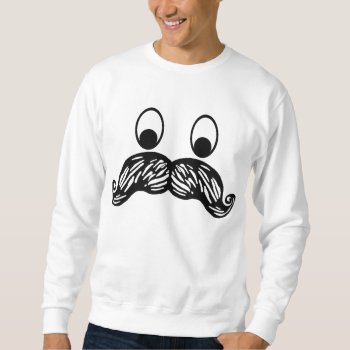 Moustache Sweater by ConstanceJudes at Zazzle
