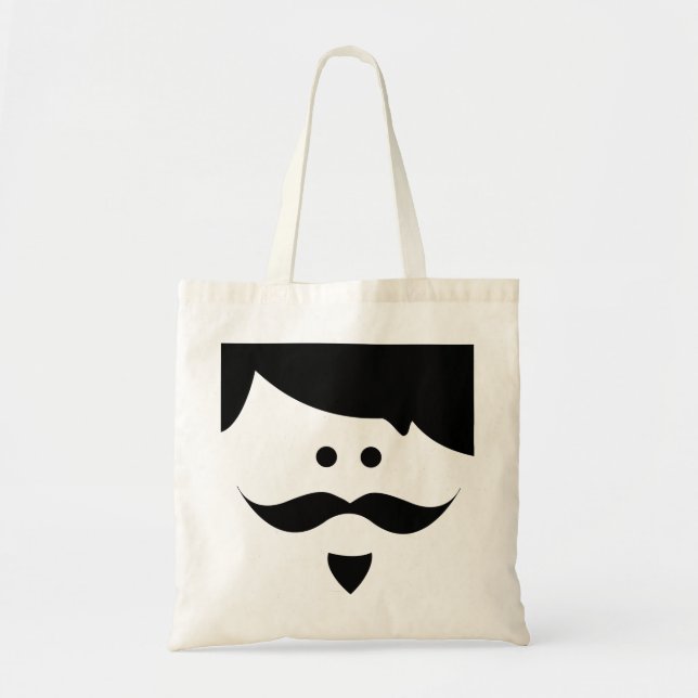 moustache tote bag (Front)