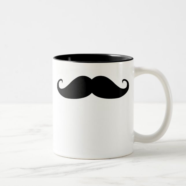 Moustache! Two-Tone Coffee Mug (Right)