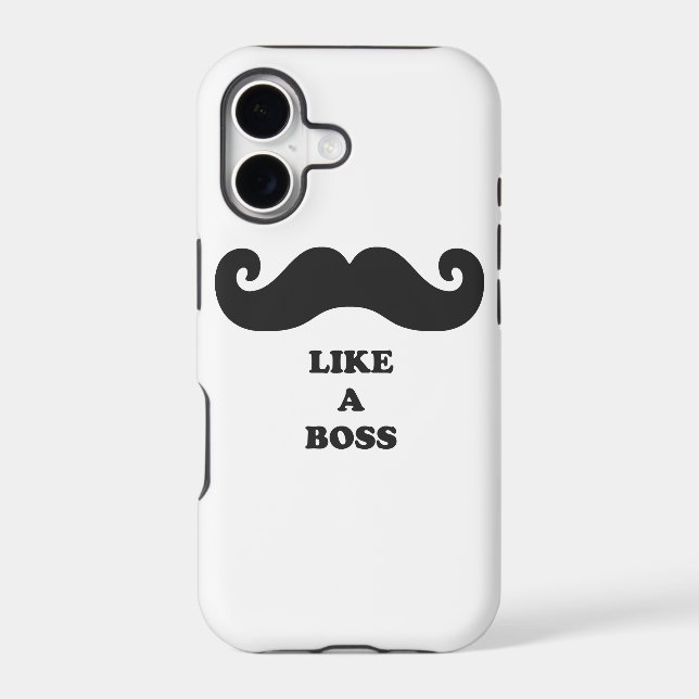 Moustache your iPhone 5 like a BOSS Case (Back)