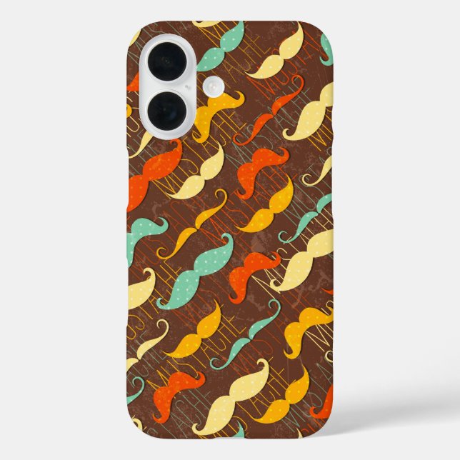 Moustaches Case-Mate iPhone Case (Back)