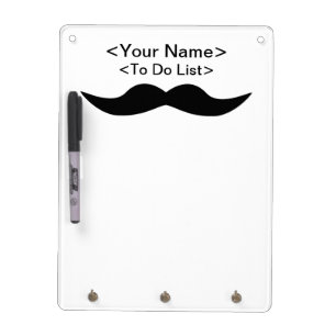 Moustaches Happen Dry-Erase Board