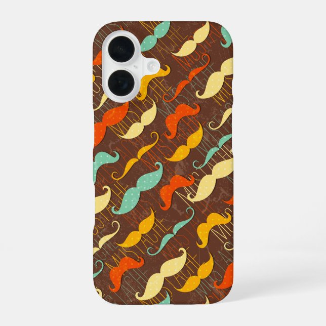 Moustaches Iphone Case (Back)