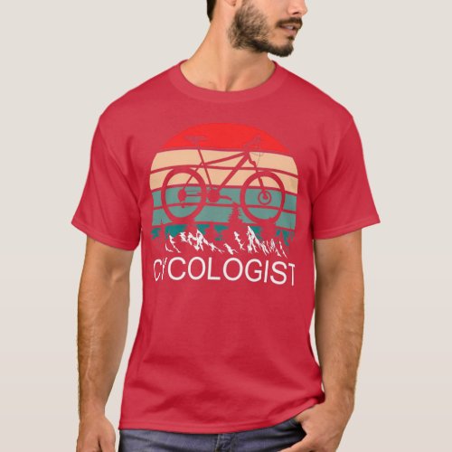 Moutain Biker Cycologist T_Shirt