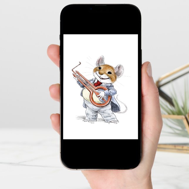 Mouth Harp Mouse Card (Front Digital)