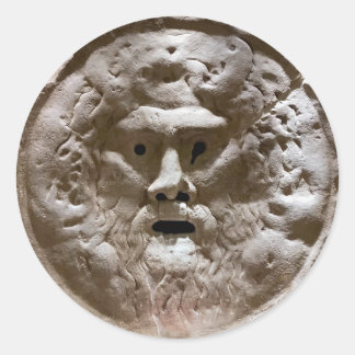 Mouth of Truth Classic Round Sticker