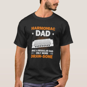 Mouth Organ Harmonica Player  14 T-Shirt