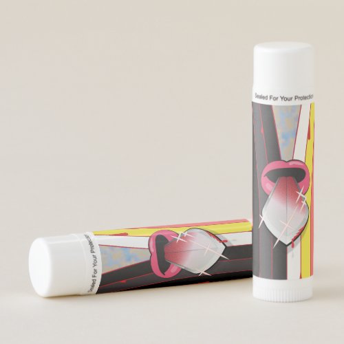 Mouth with Sword Tongue Lip Balm