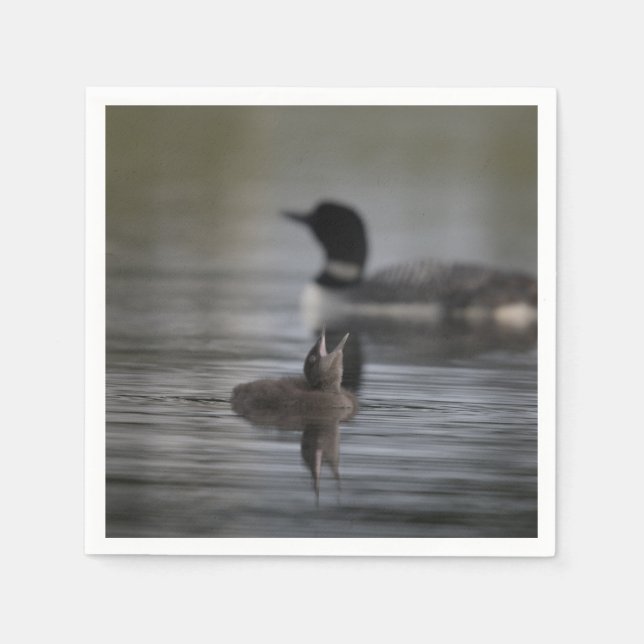 Mouthy Loon Paper Napkin (Front)