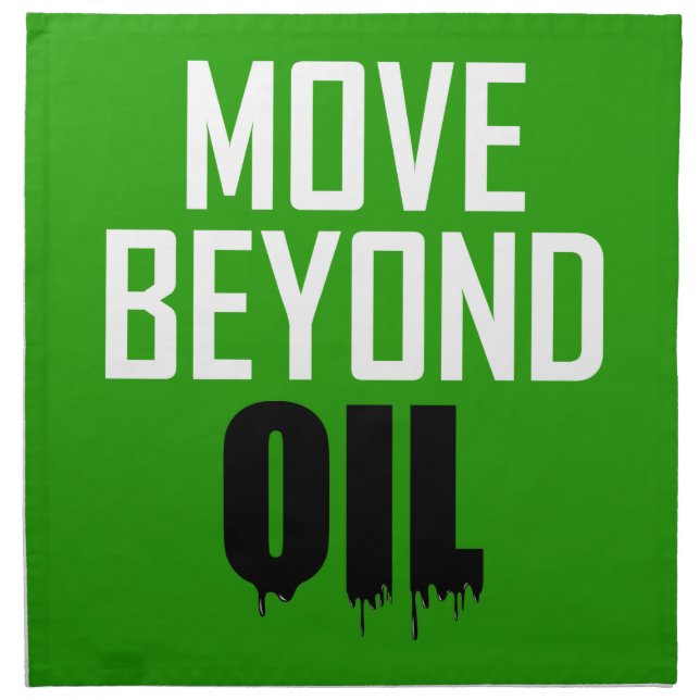 Move Beyond Oil Cloth Napkin (Front)