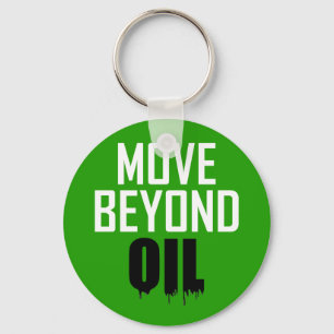 Move Beyond Oil Keychain