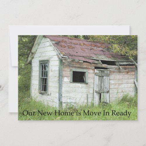 Move In Ready _ Private Funny Change of Address Announcement