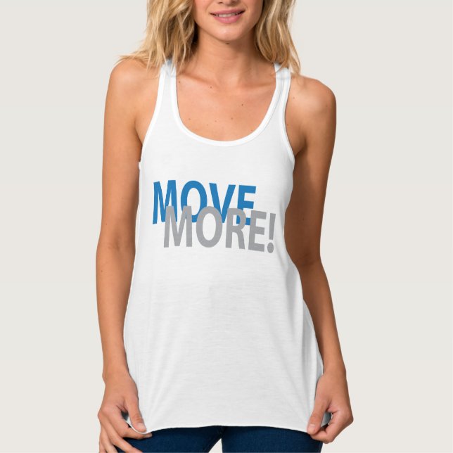 Move More Woman's Tank Top (Front)