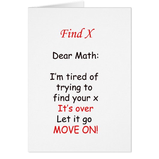 Move on Math Cards (Front)
