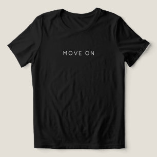 Move On Minimalist Quote Women's Tri-Blend Shirt