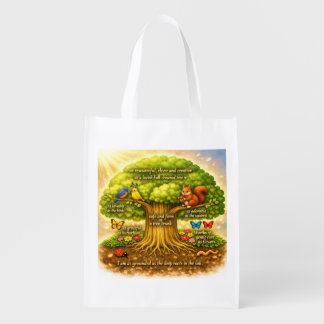 move throughout the day steadily inducing joy grocery bag