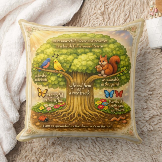 move throughout the day steadily inducing joy throw pillow (Blanket)
